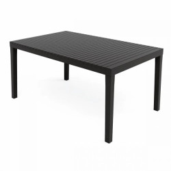 Градинска ПВЦ правоъгълна маса Palau 150 x 90 x 72см, Anthracite, PAL016AN