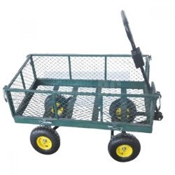Градинска количка с мрежа, 113 х 51 х 55 см, 300 кг