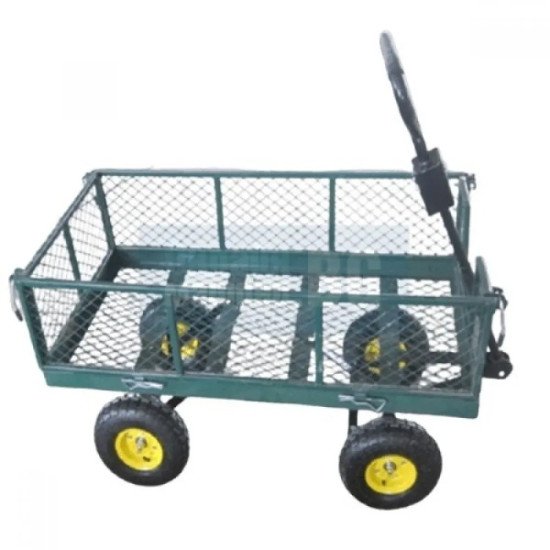 Градинска количка с мрежа, 113 х 51 х 55 см, 300 кг