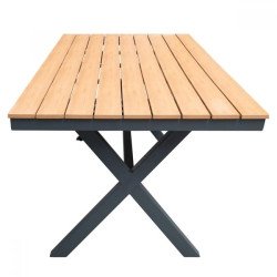 Градинска правоъгълна маса My Garden Polywood, 160 x 90 x 76 см Бежовa