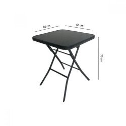 Градинска сгъваема маса темперирано PVC стъкло SC-091A