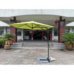 Градински Чадър "Лале" LED осветление и метална рамка с механизъм