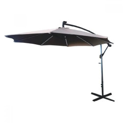 Градински чадър Banana Style с 8 LED ребра TLB017-300 Butternut 3м