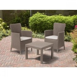 Градински сет 3 части Keter Salvador 219451, капучино