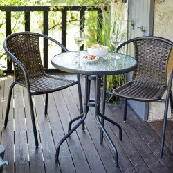 Градински сет маса и 2 стола