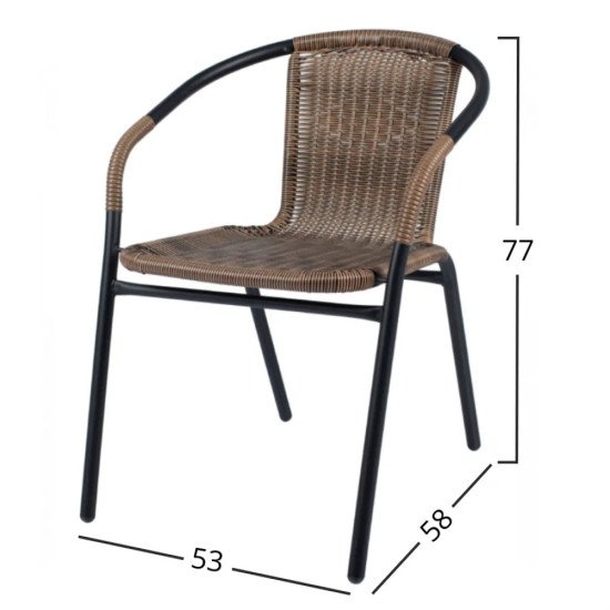 Градински сет маса и 2 стола