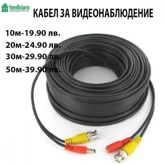 КАБЕЛ ЗА ВИДЕОНАБЛЮДЕНИЕ