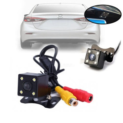 КАМЕРА ЗА ЗАДНО ВИЖДАНЕ С 4LED ДИОДА И ШИРОКОЪГЪЛЕН СИГНАЛ