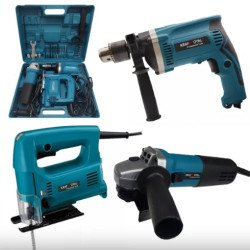 КОМПЛЕКТ 3В1 ЗЕГЕ, БОРМАШИНА, ЪГЛОШЛАЙФ ЕЛЕКТРИЧЕСКИ