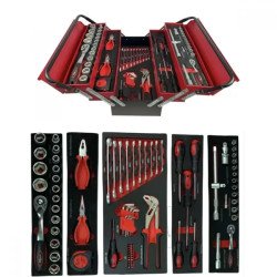 КОМПЛЕКТ ИНСТРУМЕНТИ В МЕТАЛЕН КУФАР