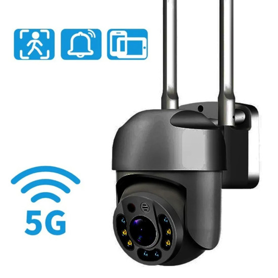 КУПОЛНА БЕЗЖИЧНА КАМЕРА COBRA 8 LED 5G