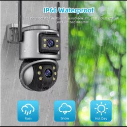 2 Броя камера icsee 6MP Dual Lens