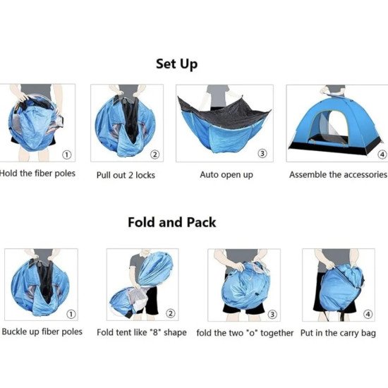 Къмпинг Pop up Палатка 2х2