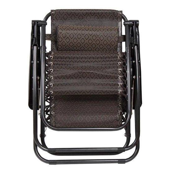 Къмпинг стол Muhler C2014, сгъваем, 175x66xH110cm