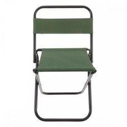 Къмпинг стол, сгъваем, зелен