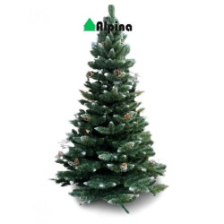Коледна елха Alpina Заснежен Бор с Шишарки