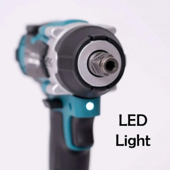 Комбиниран безчетков акумулаторен ударен гайковерт с 2 батерии 36V 8Ah