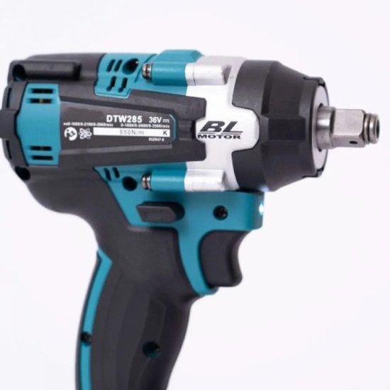 Комбиниран безчетков акумулаторен ударен гайковерт с 2 батерии 36V 8Ah