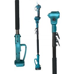 Комплект 2 в 1 от акумулаторна лозарска ножица с телескопичен прът 36V 8Ah KraftRoyal