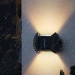 Комплект 4 броя двупосочни соларни лампи за стена