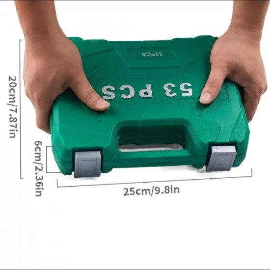 Комплект автомобилни инструменти, 53 Части