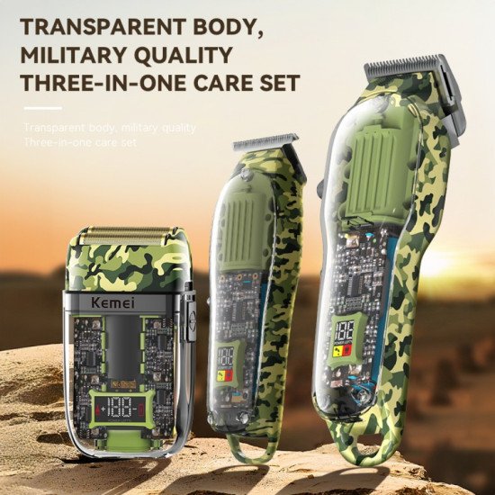 Комплект машинки за подстригване и бръснене Kemei KM 2379