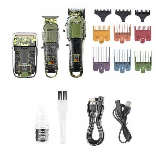 Комплект машинки за подстригване и бръснене Kemei KM 2379