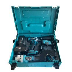 Комплект от акумулаторен ъглошлайф и комбиниран гайковерт 36V 8Ah KraftRoyal