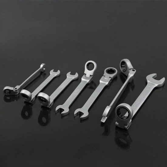 Комплект тресчотни ключове с чупещо рамо YOFE-7части