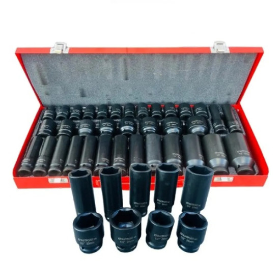 Комплект ударни ковани вложки 35 части KraftRoyal