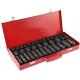 Комплект ударни вложки 1/2, 35 части - стандартни и дълбоки вложки