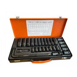 Комплект ударни вложки 27 части 1/2'' KraftRoyal