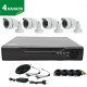 Комплект за Видеонаблюдение Lylu AHD, HD, IR, 4 Камери