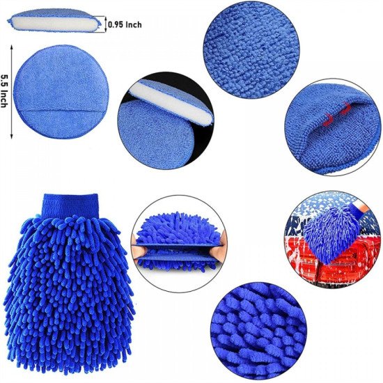 Комплект за почистване на автмобил, 20 Части