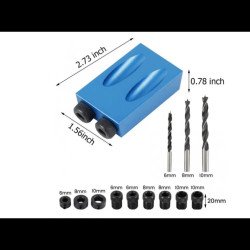 Комплект за пробиване на странични отвори 14 части