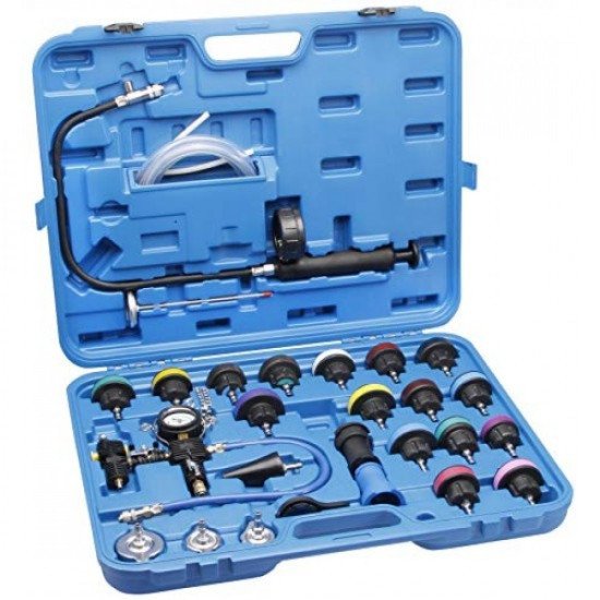 Комплект за проверка на налягането на радиатора и охладителната система 28 части Hawek
