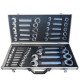 Комплект звездогаечни прави тресчотни ключове от 6мм до 32мм , 22 части в метален куфар KraftWorld