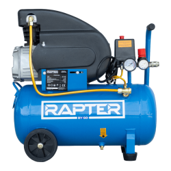 Компресор бутален 24L, 2HP/1.5 kW/RRHQ AC24D/директно куплиране RAPTER