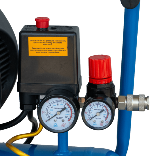 Компресор бутален 24L, 2HP/1.5 kW/RRHQ AC24D/директно куплиране RAPTER