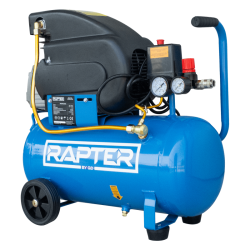 Компресор бутален 24L, 2HP/1.5 kW/RRHQ AC24D/директно куплиране RAPTER
