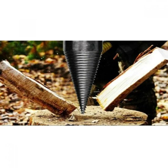 Конус за цепене на дърва за бормашина или винтоверт