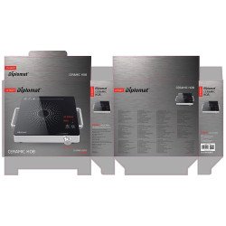 Котлон керамичен Diplomat DPL CS-H2027T, 2000W