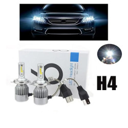 LED ДИОДНИ КРУШКИ C6 H4 Golden - 80W/ 8000LM Led Headlight