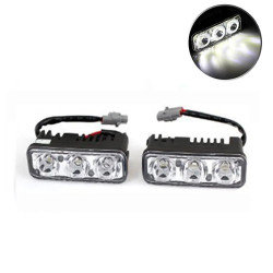 LED DRL ДНЕВНИ СВЕТЛИНИ С 3 ДИОДА