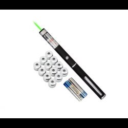 Лазерна показалка с 12 сменяеми глави-тип писалка