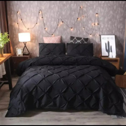 Луксозен спален комплект от 6 части – Черен