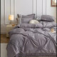Луксозен спален комплект с бродерия от 6 части – Сив