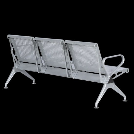 МЕТАЛНА ПЕЙКА ТРОЙКА - CR-1032-3 - СРЕБЪРЕН`