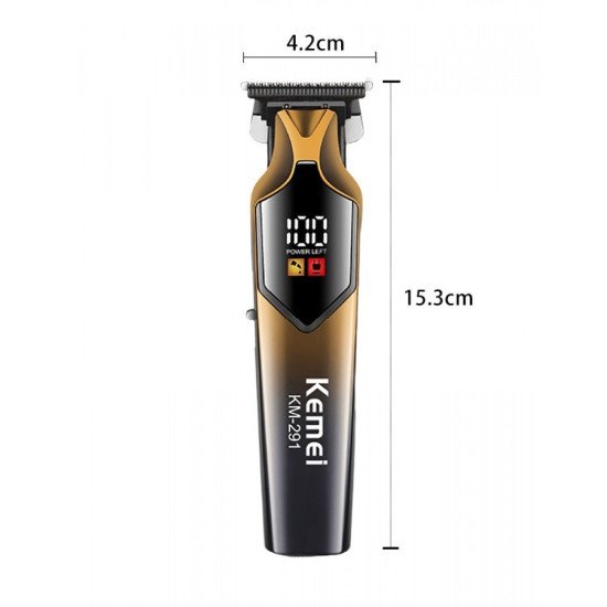 Машинка за подстригване Kemei KM 291, 4 приставки