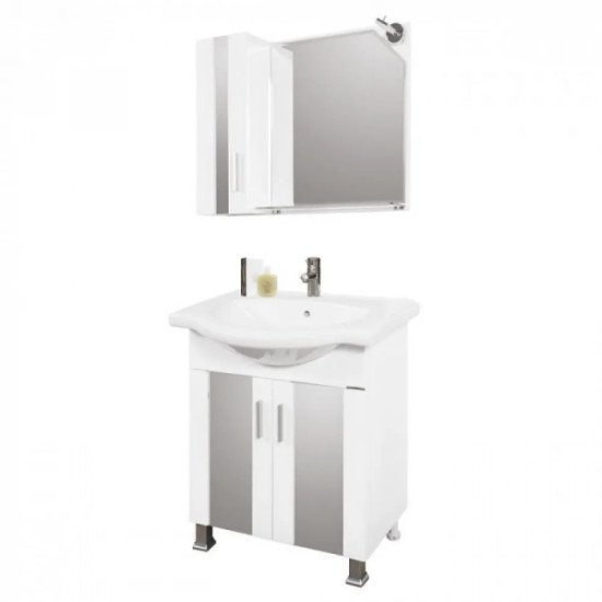 Мебел за баня Makena с огледало LED осветление Омония